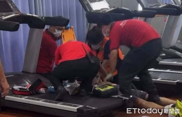 ▲▼ 國民運動中心4樓跑步機命危 。(圖/記者翁伊森翻攝)