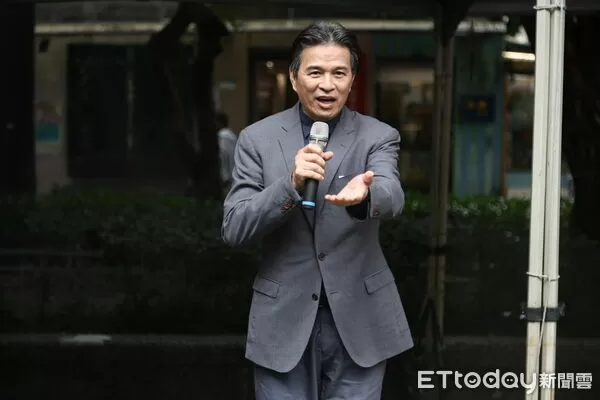 ▲李興文出席反詐騙活動。(圖/記者林敬旻攝)