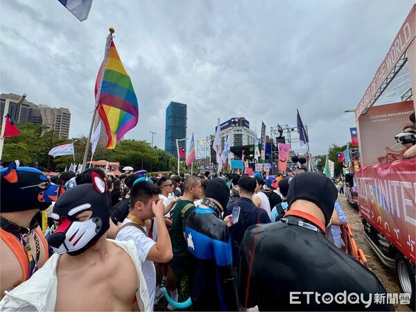 ▲第23屆「2025台灣同志遊行」今登場。(圖/記者彭懷玉攝)