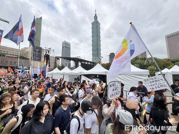 ▲第23屆「2025台灣同志遊行」今登場。(圖/記者彭懷玉攝)