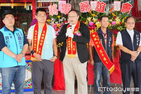 ▲▼全台15尊輔順將軍齊聚烏日聯誼,副市長鄭照新致詞,忠義信仰長傳不息。(圖/台中市政府提供,下同)