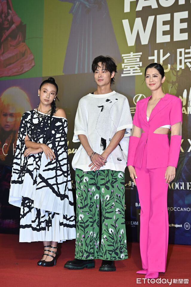 ▲▼夏騰宏、李雪、劉奕兒出席《2025 臺北時裝週》跨界時尚大秀。(圖/記者李毓康攝)