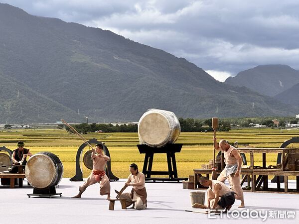 ▲▼「2025池上秋收藝術節」優人神鼓首度合作桑布伊。(圖/記者林育綾攝)