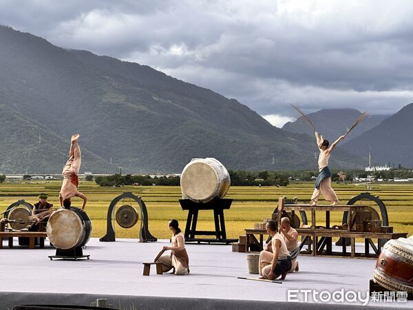 ▲▼「2025池上秋收藝術節」優人神鼓首度合作桑布伊。(圖/記者林育綾攝)