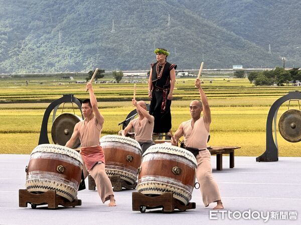 ▲▼「2025池上秋收藝術節」優人神鼓首度合作桑布伊。(圖/記者林育綾攝)