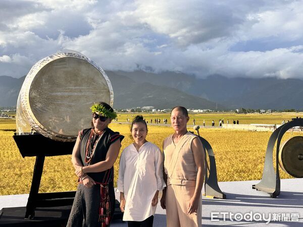 ▲▼「2025池上秋收藝術節」優人神鼓首度合作桑布伊。(圖/記者林育綾攝)