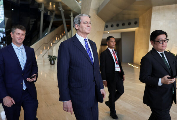 ▲▼中美第五輪經貿談判。(圖/路透社)