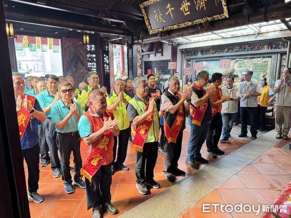 ▲祀典興濟宮26日舉行保生大帝秋祭祝聖大典,逾千位全台宮廟代表齊聚參與,場面莊嚴盛大。(記者林東良攝,下同)