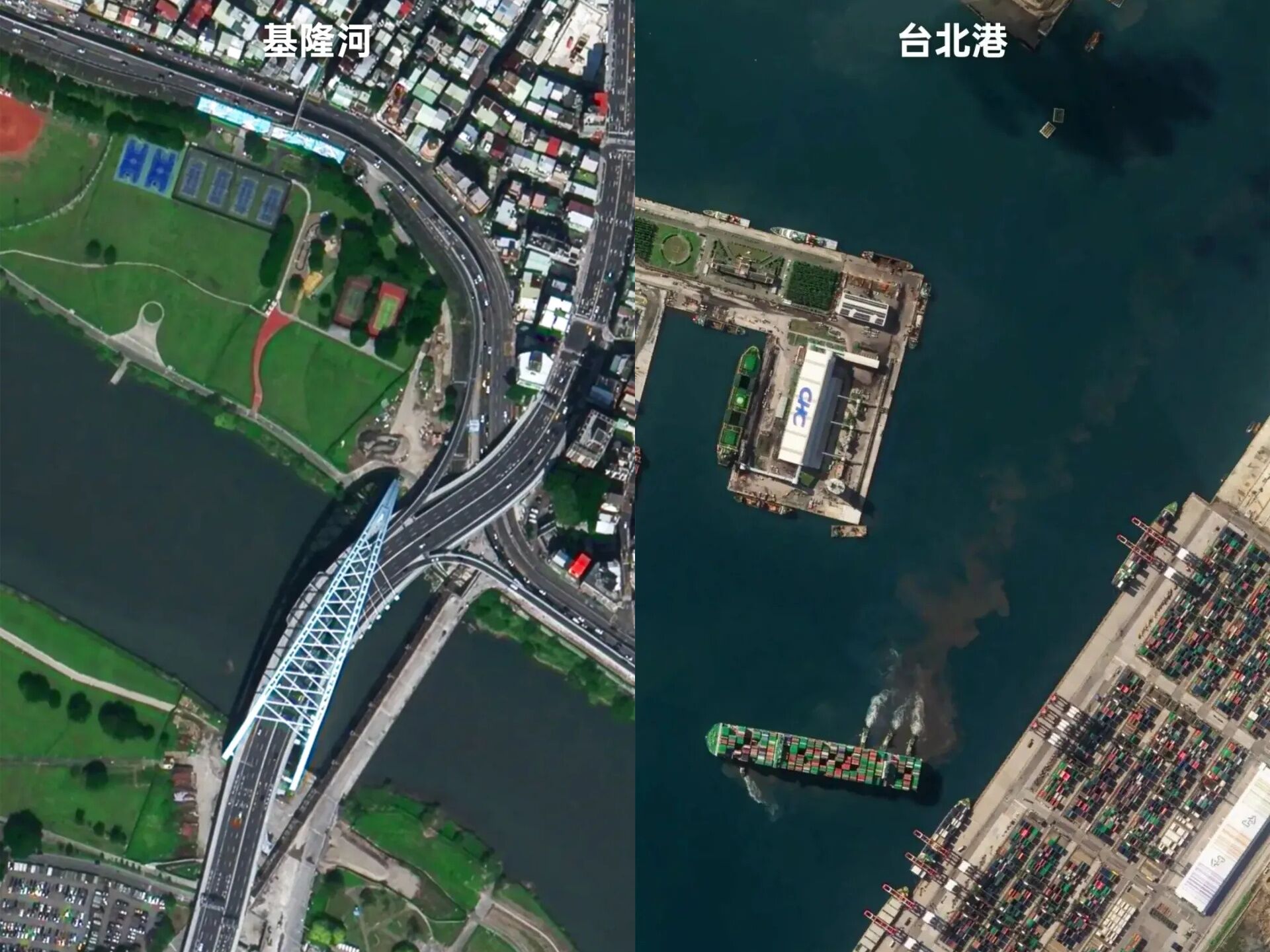 ▲中國吉林一號衛星釋出「太空俯瞰台灣」高清照。(圖/翻攝自微博)