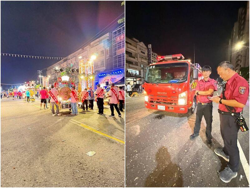▲▼高雄廟會「瘋狂鞭炮」整街燒濃煙 居民打爆電話:沒政府了嗎。(圖/翻攝仁武人大小事臉書社團、仁武區公所)