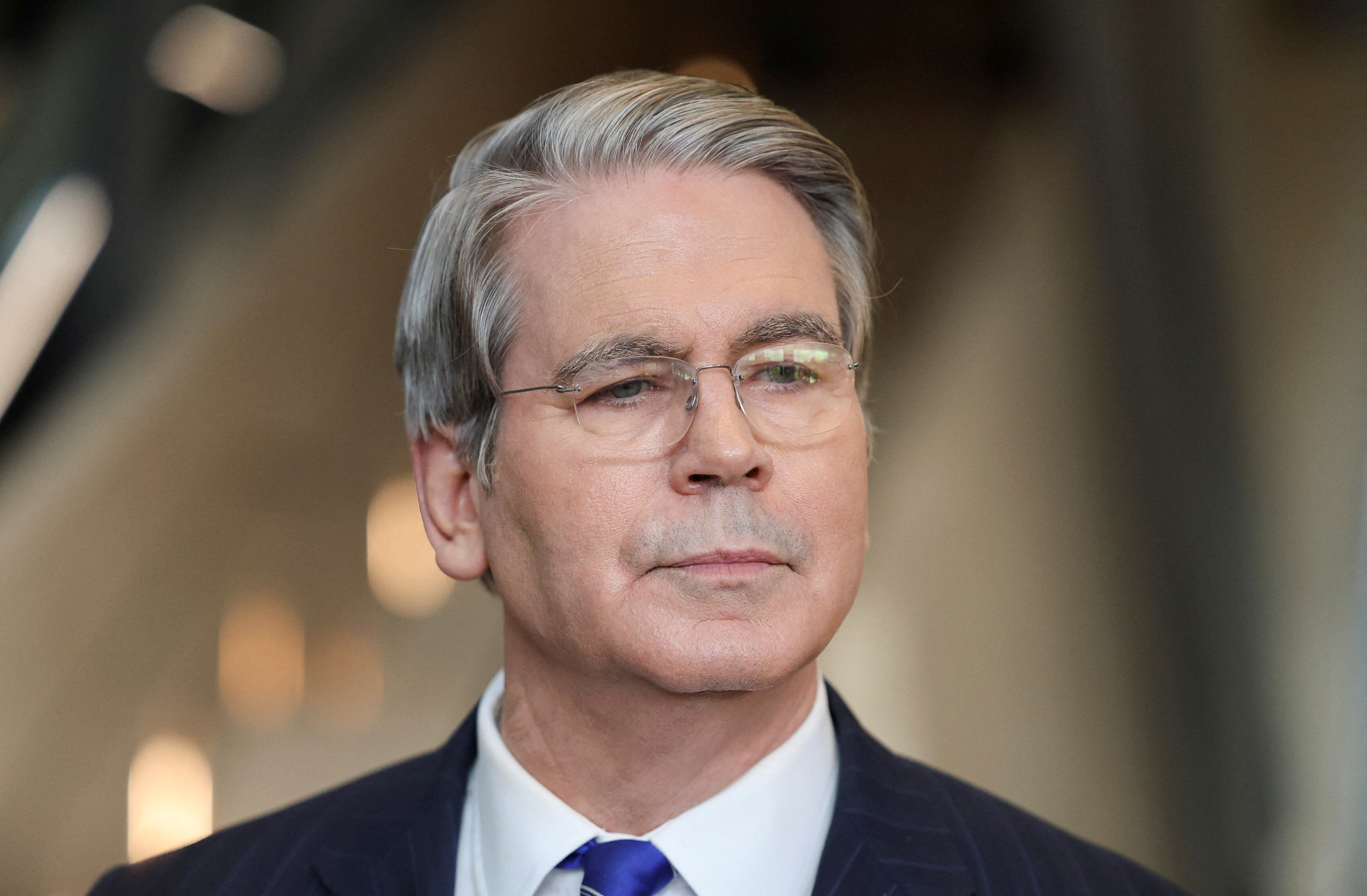 ▲▼美國財政部長貝森特26日出席在馬來西亞吉隆坡舉辦的美中貿易談判後,向媒體發表演說。(圖/路透)