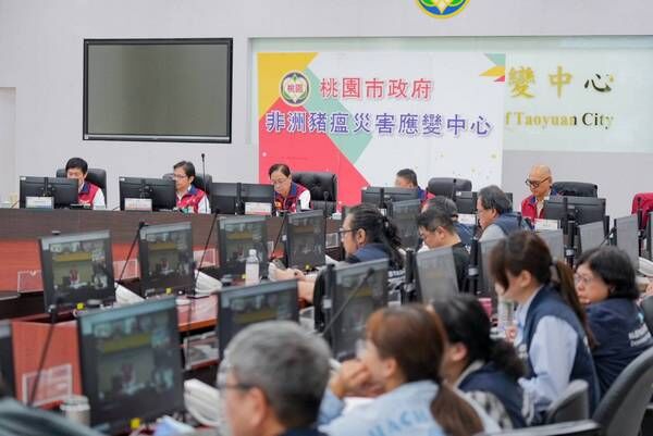 ▲行政院非洲豬瘟應變會議