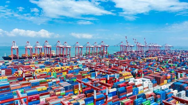 ▲圖為南沙港貨櫃碼頭。(圖/取自南沙貨櫃碼頭分公司官網)