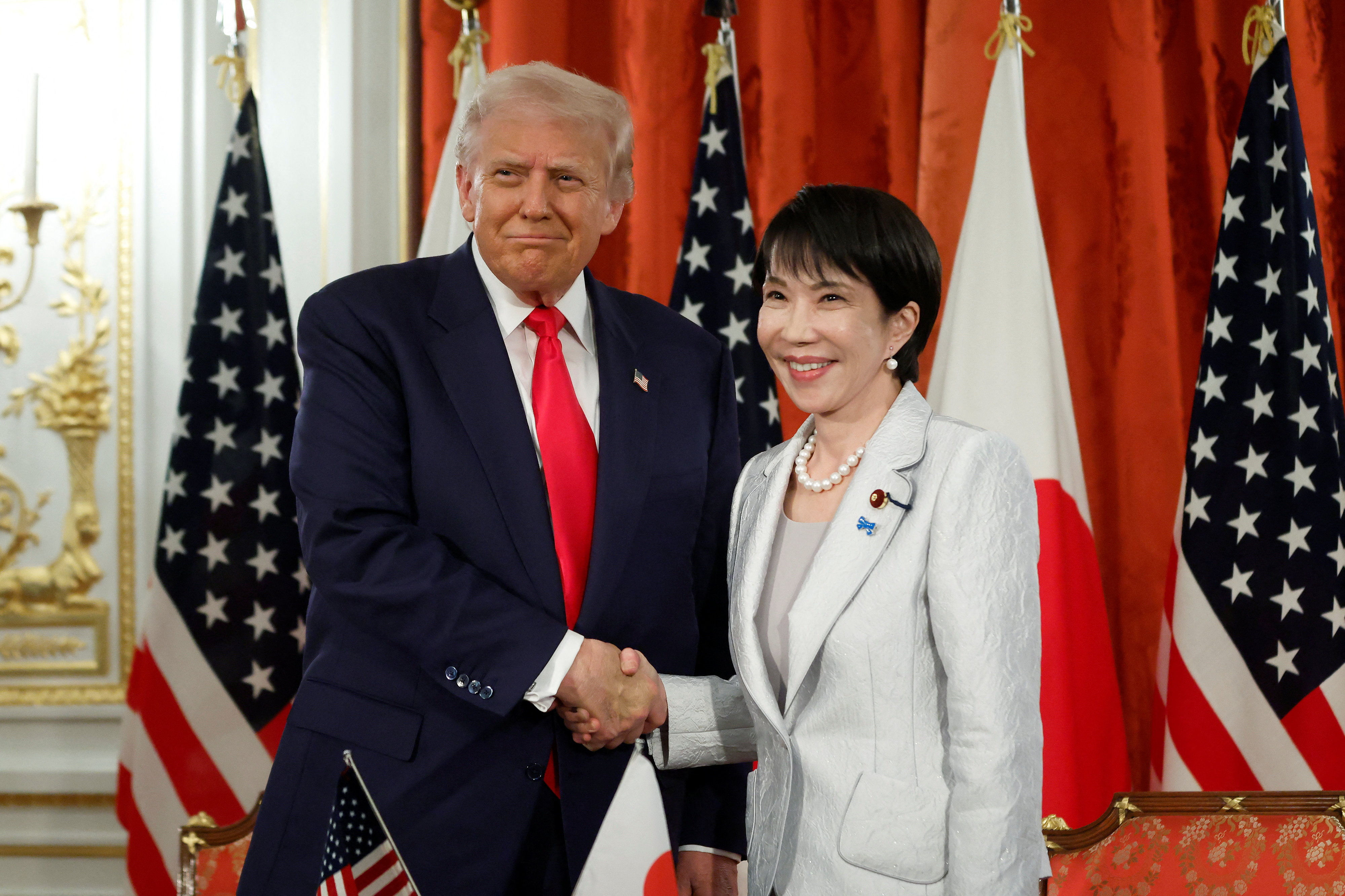 ▲▼日本首相高市早苗與美國總統川普(Donald Trump)。(圖/路透)