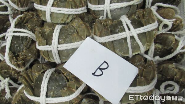 中華絨螯蟹違規。(圖/食藥署提供)