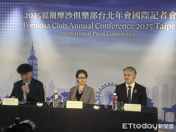 ▲▼2025福爾摩沙俱樂部台北年會國際記者會副總統蕭美琴、年會主席暨歐洲議會外交委員會議員柯理和(Rihards Kols)。(圖/記者陳家豪攝)