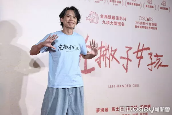 ▲黃鐙輝出席《左撇子女孩》首映會。(圖/記者林敬旻攝)