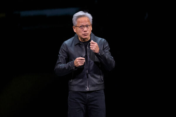 ▲▼ 輝達GTC在華府首度登場,黃仁勳揭示AI展望。(圖/達志影像/美聯社)