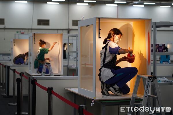 ▲展示設計國手莊玉雪以黑馬之姿勇奪國手資格,將代表台灣出戰2026國際技能競賽。(記者林東良翻攝,下同)