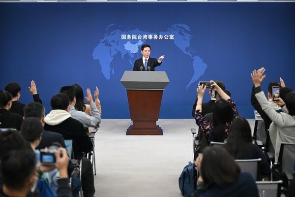 ▲▼大陸國台辦發言人、經濟局長彭慶恩。(圖/翻攝新華社)。