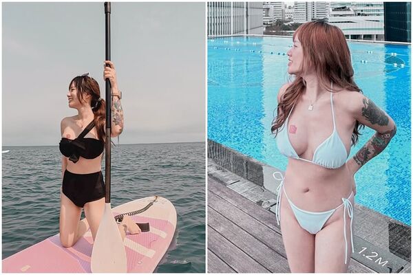 徐苡安小有名氣,擁有火辣身材。(翻攝自IG@yian422)