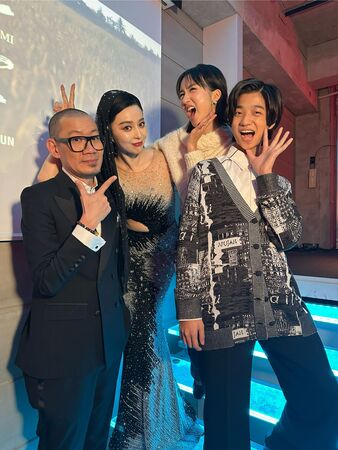 ▲范冰冰、許恩怡、白潤音、導演張吉安《地母》東京影展。(圖/2025 TIFF提供)