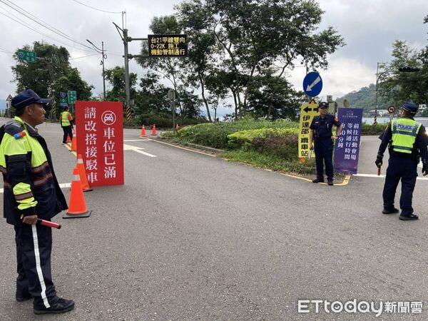 ▲日月潭花火音樂嘉年華11月1日登場,集集分局強化交通疏導確保安全順暢。(圖/記者高堂堯翻攝)