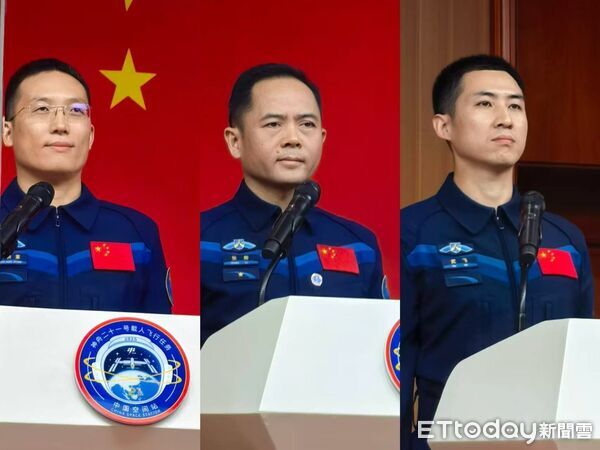 ▲▼   神舟21號太空人亮相、2025.10.30          。(圖/記者任以芳攝)