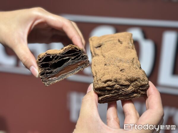 ▲▼Mister Donut今年首度攜手美國百年經典巧克力品牌「HERSHEY’S好時」推出「濃郁可可季」,一共打造10款聯名新品。(圖/記者蕭筠攝)