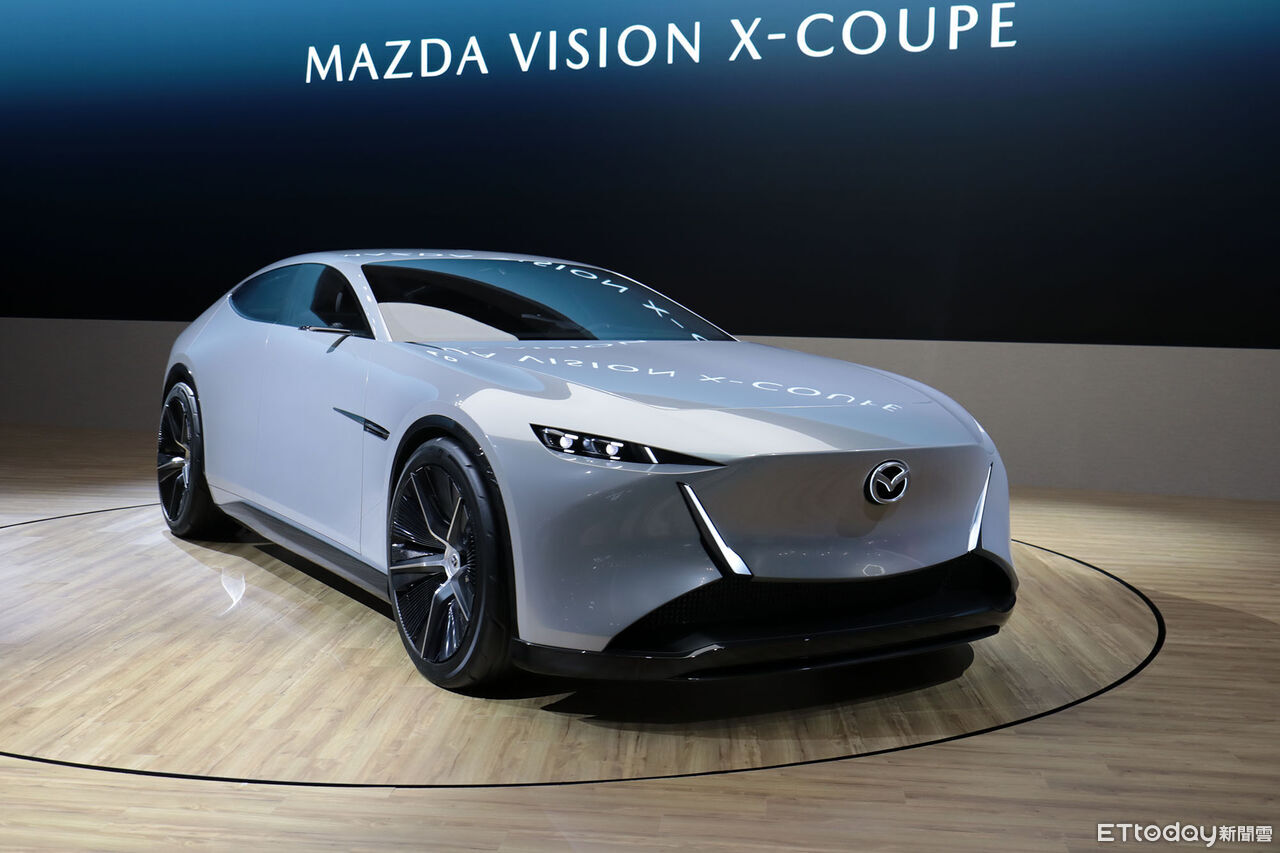 ▲Mazda馬自達日本移動展概念車與新CX-5。(圖/記者張慶輝攝)