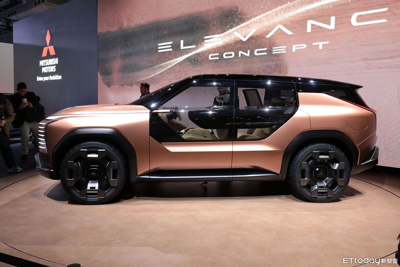▲Mitusbishi三菱Elevance概念車。(圖/記者張慶輝攝)
