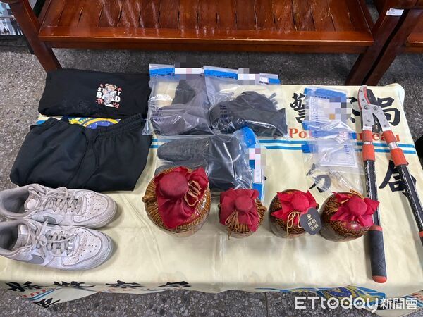▲竊賊假看貨真踩點洗劫倉庫,警方科技辦案逮3嫌、追回15張檜木桌和洋酒。(圖/記者楊永盛翻攝)