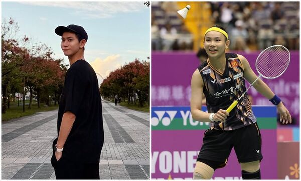 戴資穎送禮物給Andy,為他加油打氣。(翻攝戴資穎IG、Andy IG)