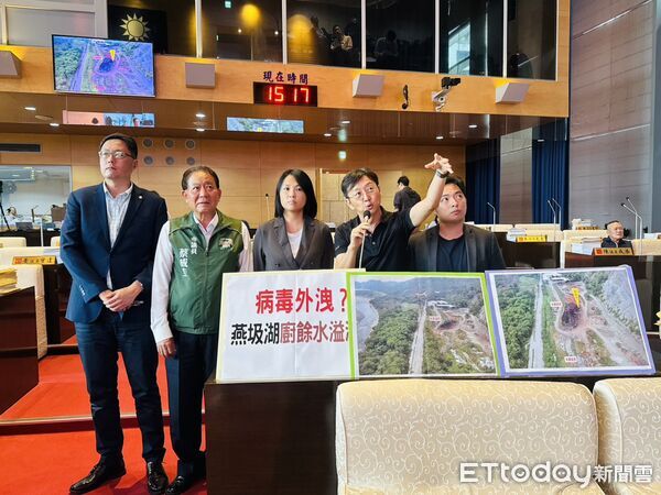 ▲民進黨團砲轟市府廚餘政策恐釀二次汙染。(圖/記者游瓊華攝)