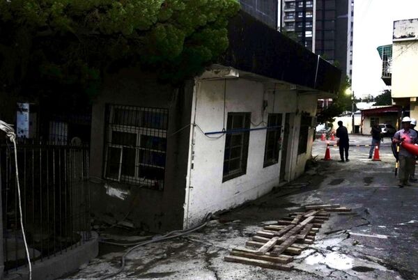 ▲新竹市晚間驚傳路面下陷。(圖/翻攝新竹市政府網站)