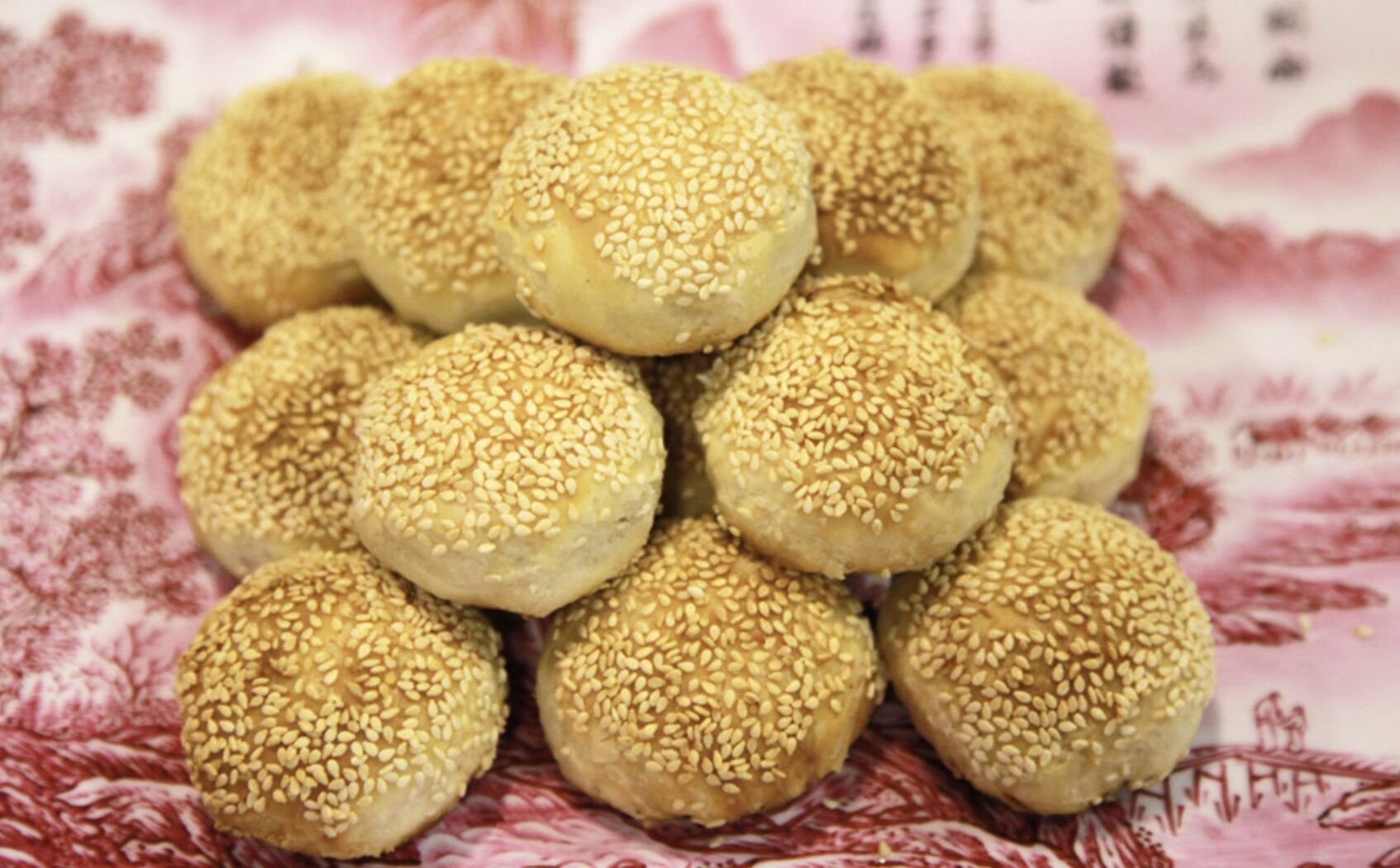 ▲江蘇黃橋燒餅。(圖/翻攝微博)