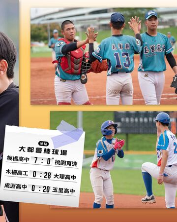 ▲▼大都會棒球場30日比賽結果。(圖/截自中信盃黑豹旗全國高中棒球大賽FB)