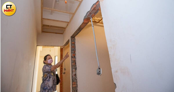 黃阿姨原以為建商代銷推薦合作的裝潢業者,應該是安全無虞,結果還是碰到裝潢蟑螂,相當無奈。(圖/劉耿豪攝)