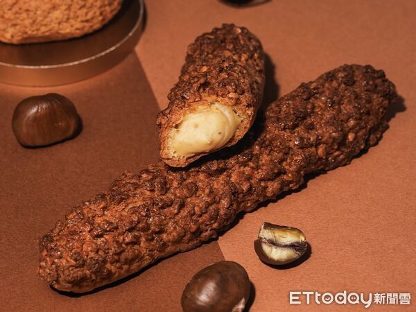 ▲▼beard papa’s11月推出期間限定「栗子泡芙」,還有「草莓泡芙」回歸。(圖/beard papa’s提供)