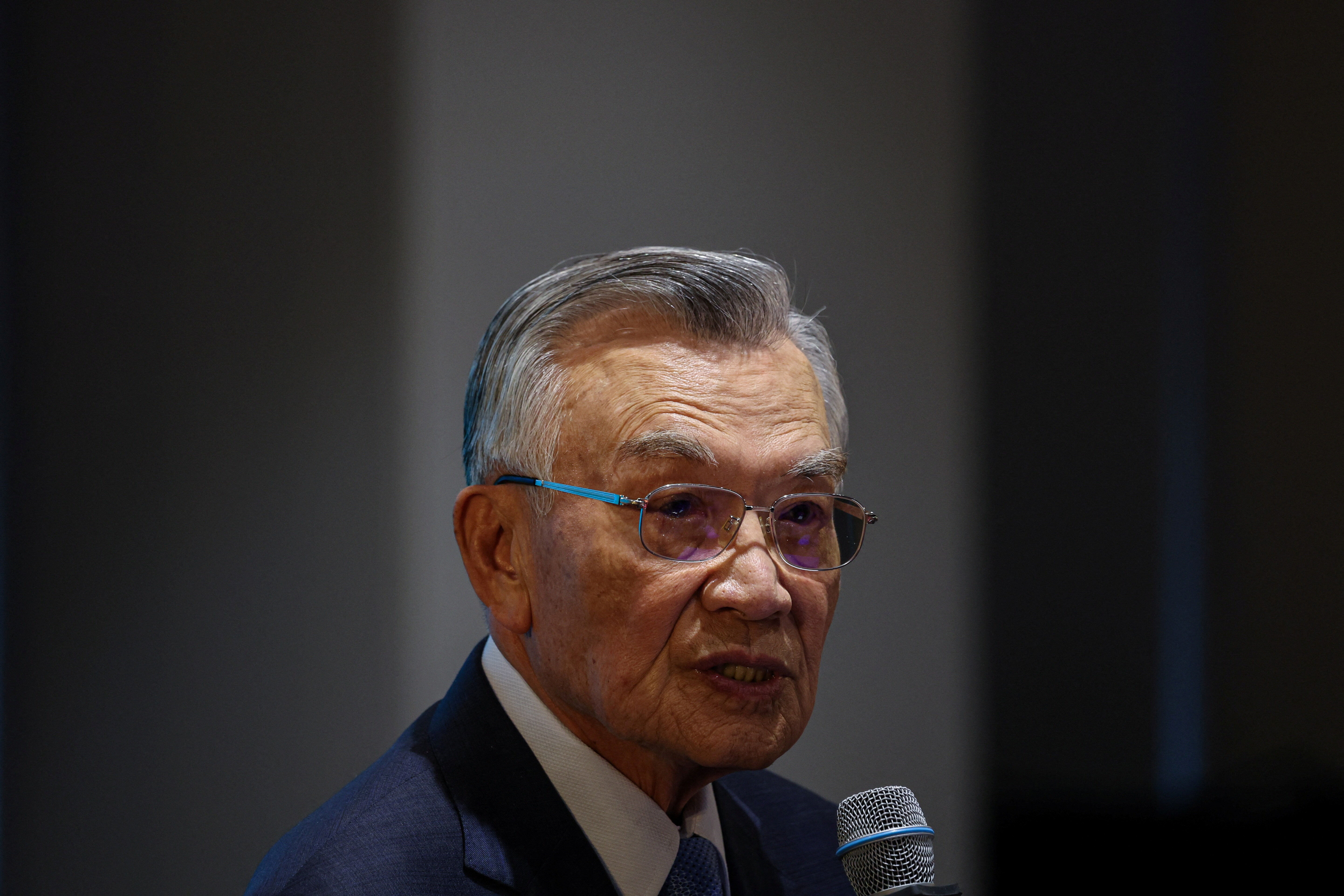 ▲▼2025年亞太經濟合作(APEC)經濟領袖會議(AELM)台灣領袖代表林信義 。(圖/路透)