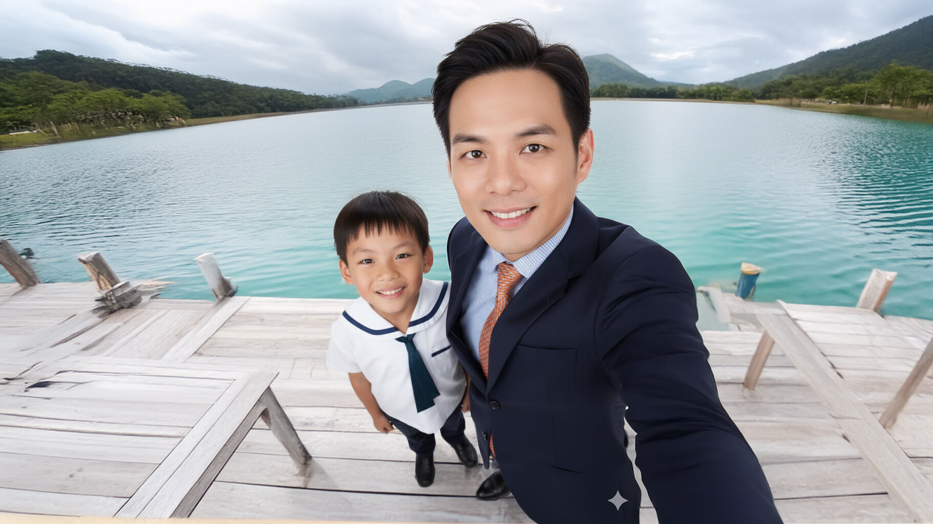 ▲▼ AI、音樂、花火 台灣大日月潭花火音樂會「心語碼 Beat Talk」吸2.6萬人齊聚 。(圖/台灣大)