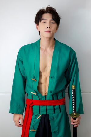 ▲古程丰陪學生度過萬聖節。(圖/小超人綜合體能俱樂部提供)