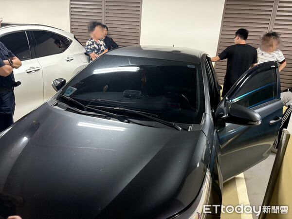 ▲信義警分局追查汽車追撞7車車禍,連續多次追捕2名毒蟲 。(圖/記者張君豪翻攝)