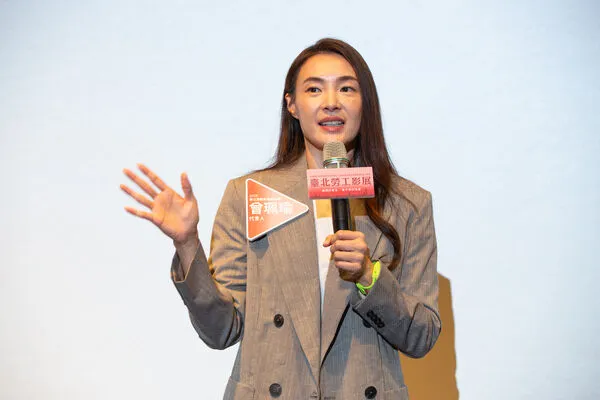 ▲曾珮瑜分享在臺北勞工影展的觀影心得。(圖/電影戲劇業職業工會提供)