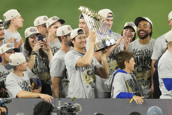 ▲▼道奇奪MLB世界大賽冠軍。(圖/路透)