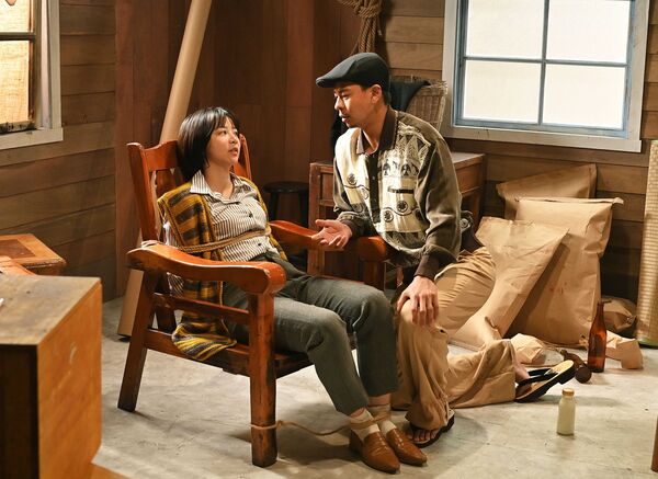 ▲孫綻在《寶島西米樂 傳承》綁架蔡祥。(圖/台視提供)