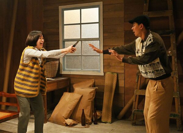 ▲孫綻在《寶島西米樂 傳承》綁架蔡祥。(圖/台視提供)