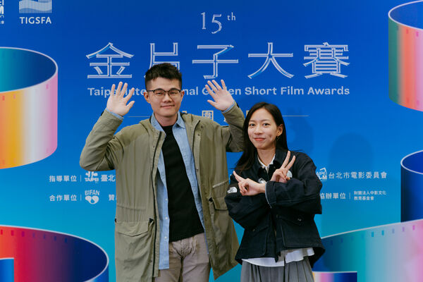 ▲《狀況》導演王崇霖、女主角陳妤。(圖/記台北市電影委員會提供)