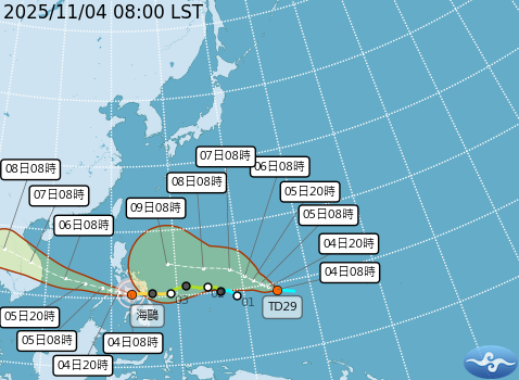 ▲▼未來一周天氣。(圖/氣象署提供)