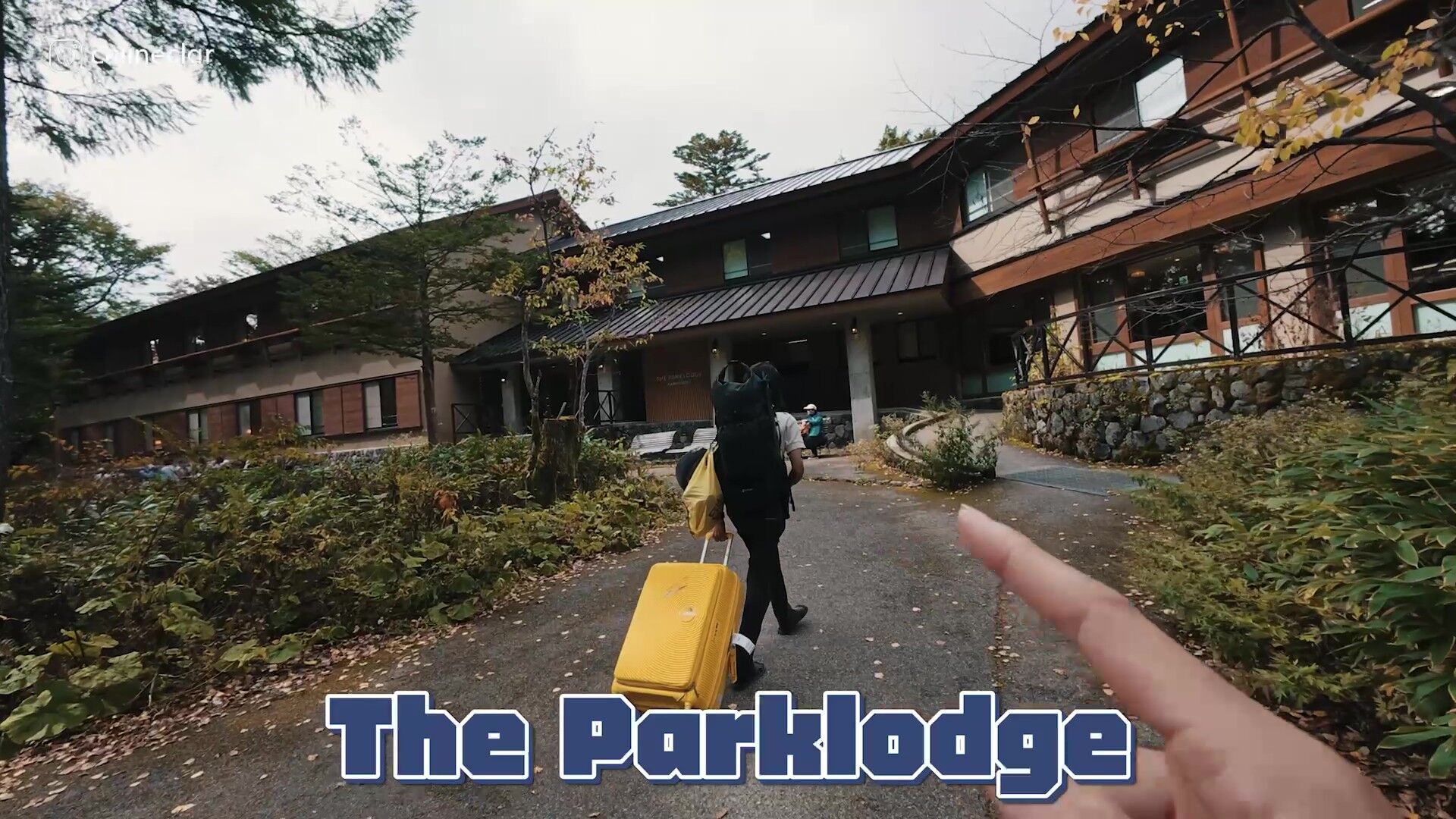 日本旅遊,日本住宿,日本訂房平台,樂天旅遊APP,上高地,Celine,滑雪(圖/翻攝自影片)